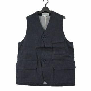 SASSAFRAS ե饹 21SS GARDEN TOUGH VEST - 9oz Denim ǥ  ٥ ǥ˥ M ǥ