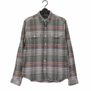 Patagonia ѥ˥ 15SS Men's Long-Sleeved A/C Steersman Shirt  󥰥꡼ A/Cƥޥ  XS ꡼