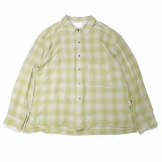 ANCELLM 󥻥 23SS RAYON CHECK SHIRT 졼å 1 ꡼