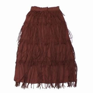 crinklecrinklecrinkle  󥯥 25SS URBAN RESERCH  cottonvoilfringe sk  ֥饦