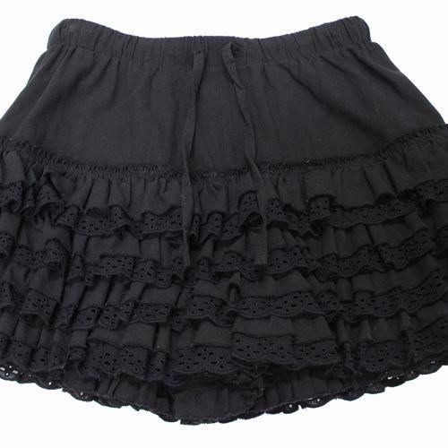 fiction tokyo フィクショントーキョー Cotton Lace Frill Frill Short