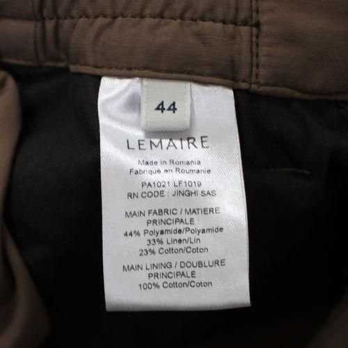 LEMAIRE ルメール BELTED EASY PANTS パンツ 44 ブラウン