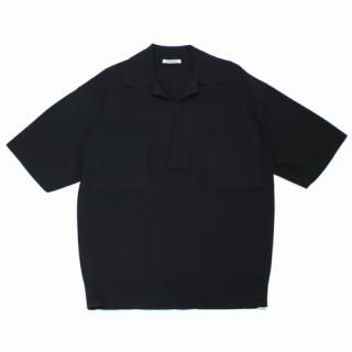 AURALEE ꡼ 22SS WOOL RECYCLE POLYESTER HIGH GAUGE RIB KNIT SKIPPER Ⱦµ˥å 1 ֥å