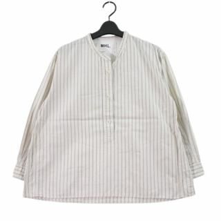 MHL. २ 24SS PJ STRIPE COTTON SHIRTING ST SHIRT 2 եۥ磻