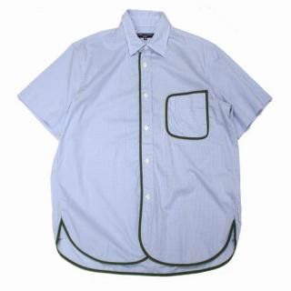 COMME des GARCONS HOMME ǥ륽󥪥 23SS COTTON CHECK PIPING SHIRT åȥåѥԥ󥰥 XS ֥롼