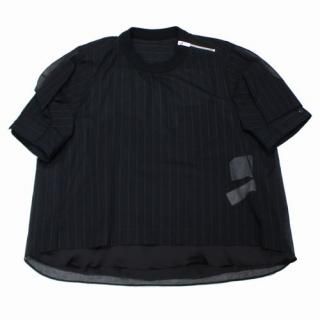 sacai  23SS Chalk Stripe Pullover Ⱦµȥ饤ץ쥤䡼ɥ֥饦 2 ͥӡ ֥å