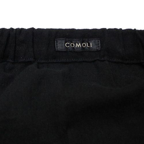 COMOLI コモリ 25SS オックス ドローストリングパンツ 3 ブラック