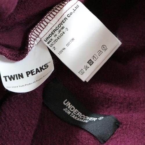 アンダーカバー ツインピークス Twin Peaks パンツ UNDERCOVER アンダーカバー 24AW TWIN PEAKS ツインピークス 裏