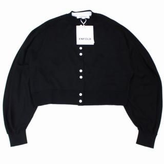 ENFOLD ե 25SS ROUND CARDIGAN 饦ɥǥ 38 ֥å
