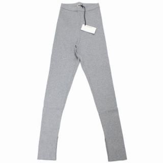 AURALEE ꡼ 19SS HIGH GAUGE RIB SLIT TIGHTS TOP GRAY 쥮 0 졼