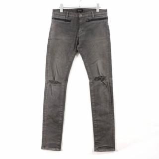 UNDERCOVERISM С 14SS RIPPED KNEE ZIPPER DENIM PANTS ɨå ǥ˥ѥ 2 졼