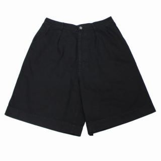 RAFSIMONS ե 22SS Wide denim shorts with double pleats ǥ˥ॷ硼 硼ȥѥ 32 ֥å