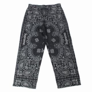 Supreme ץ꡼ 25SS Bandana Jacquard Baggy Jean Хʥ㥬ɥХǥ˥ 32 ֥å
