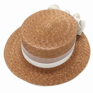 millinerymino ߥʥ꡼ߥ Plump frill Straw canotier 󥫥˹ ե륹ȥϥå 57.5cm ֥饦