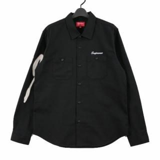 Supreme ץ꡼ 18AW Rose L/S Work Shirt  M ֥å