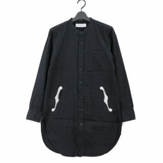 RUDE GALLERY 롼ɥ꡼ 19SS BAND COLLAR F HOLE LONG SHIRT -PAISLEY Хɥ顼Fۡ󥰥 ڥ꡼ 2 ֥å