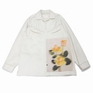 TANAKA ���ʥ� 25SS WESTERN SHIRT ���������󥷥�� M ���եۥ磻��