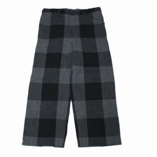 SUNSEA 󥷡 22SS BLOCK LINEN WIDE PANTS ͥ å 磻ɥѥ 2 졼ߥ֥å
