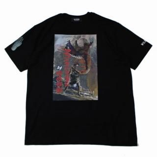 WILD SIDE YOHJI YAMAMOTO  IZUMONSTER 24SS Frankenstein VS Baragon Poster SS T-Shirt T 4 ֥å