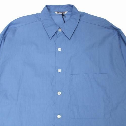 AURALEE オーラリー 25SS WASHED FINX TWILL BIG SHIRT シャツ 5