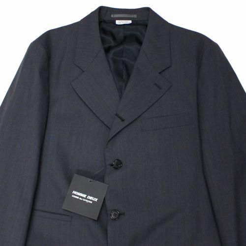 未使用タグ付　コムデギャルソンオムたドゥ　グレンチェック　ジャケット　L グレー COMME des GARCONS HOMME コムデギャルソン オムCOMME グレン