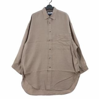 MAISON SPECIAL ᥾󥹥ڥ 23SS Sheer Silk Prime-Over Shirt Coat 륯ץ饤४Сĥ 00