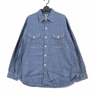 POST OVERALLS ݥȥС륺 The NAVY CUT 2 - chambray indigo L