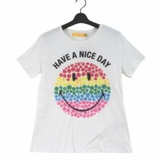 FARM Rio RAINBOW SMILE T-SHIRT 쥤ܡ ޥ T XS եۥ磻