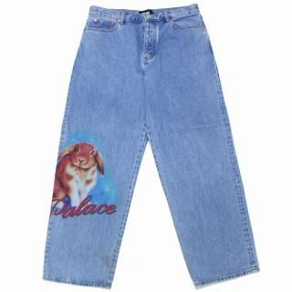 E❗️PRIORITY スウェットデニムワイドパンツ　新品未使用 Whim Gazette(ウィム ガゼット)のラインカーブDENIM通販