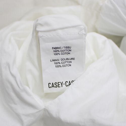 CASEY・CASEY ケイシーケイシー BANDE SKIRT PAPER WHITE ペーパー