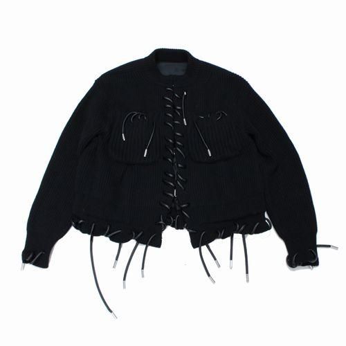 Sacai サカイ 22AW Wool Knit Blouson ウールニットブルゾン 1