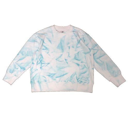 MM6タイダイコットンスウェットシャツ MM6 エムエムシックス Maison Margiela Kids マーブルパターン