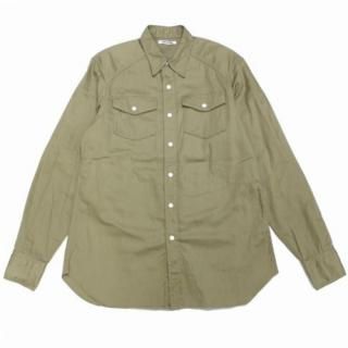 FUMIKA UCHIDA եߥ 25SS TWILL LONG SLEEVE SHIRT  36 ١