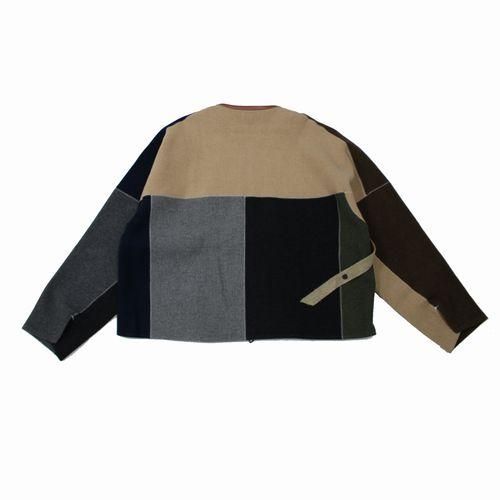 SUNSEA サンシー 20AW peter melton blouson ノーカラージャケット 3