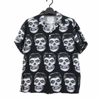 WACKO MARIA 拾ޥꥢ 13SS REGENT SKULL ALOHA SHIRT ꡼ȥ륢ϥ S ֥å