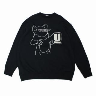 UNDERCOVER С 23AW BIG SWEAT U Heart flocky å 3 ֥å