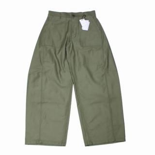 HYKE ϥ  25AW BACK SATIN BARRELLEG PANTS Хåƥ Хå ѥ 4 ꡼