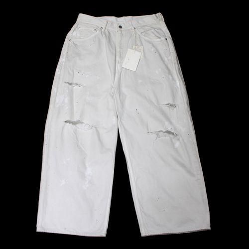 ANCELLM アンセルム 25SS DAMAGE WIDE 5P DENIM PANTS ダメージ ワイド