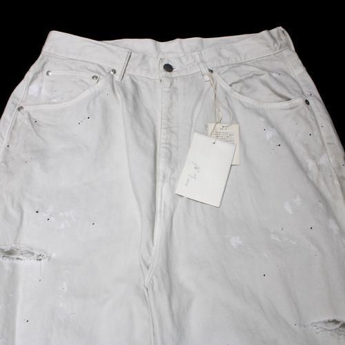 ANCELLM アンセルム 25SS DAMAGE WIDE 5P DENIM PANTS ダメージ ワイド