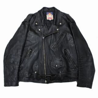 Supreme  Blackmeans 23AW Painted Leather Motorcycle Jacket 㥱å M ֥å
