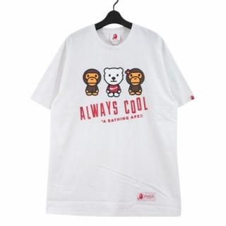 A BATHING APE 2023 30th ������ ������������ BAPE COCA-COLA MILO TEE T����� XL �ۥ磻��