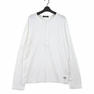 RUDE GALLERY �롼�ɥ����꡼ BASIC HENLEY NECK LS �١����å� �إ�꡼�ͥå� Ĺµ T����� 2 �ۥ磻��