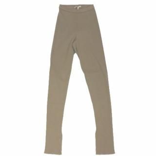 AURALEE ꡼ 19SS HIGH GAUGE RIB SLIT TIGHTS KAHKI BEIGE 쥮 1 ١
