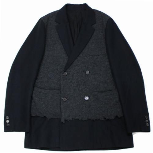 UNDERCOVER 17aw ニットレイヤードチェスターコート UNDERCOVER 17aw