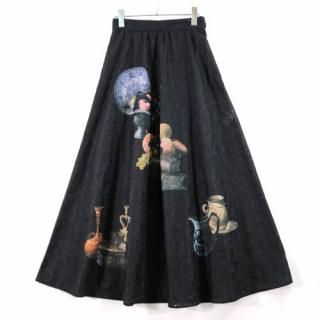 AMERI  FLORENCE JACQUARD LACE SKIRT  M ֥å