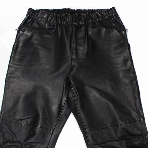SUNSEA サンシー LEATHER FLEA MARKET レザー フリマパンツ 3