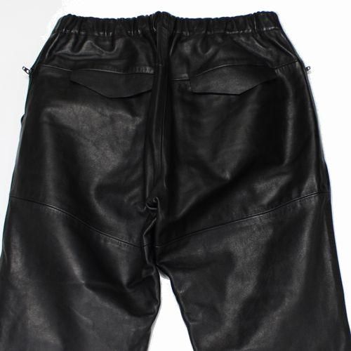 SUNSEA サンシー LEATHER FLEA MARKET レザー フリマパンツ 3