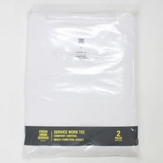 Fresh Service �ե�å��奵���ӥ� 25AW SERVICE WORK TEE 2���� ��˥ե����� T����� L �ۥ磻��
