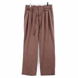 Toironier ȥ˥ 19SS 2 Tuck Wide Tapered Pants 2åѥ ֥饦