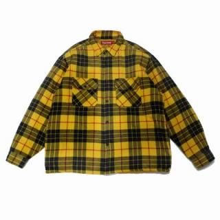 Supreme ץ꡼ 24AW Quilted Plaid Shirt ƥå  L 